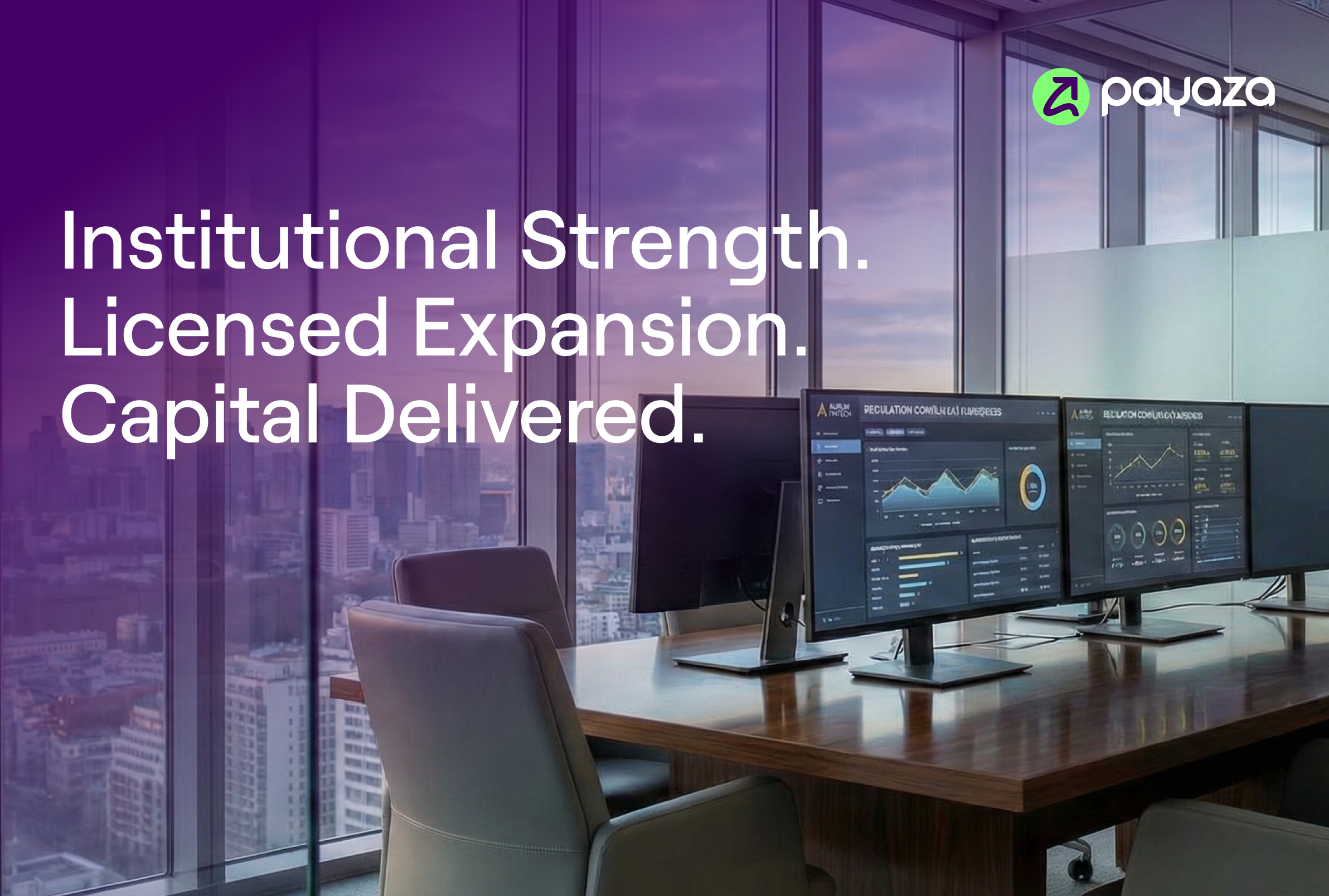 Institutional Strength. Licensed Expansion. Capital Delivered.